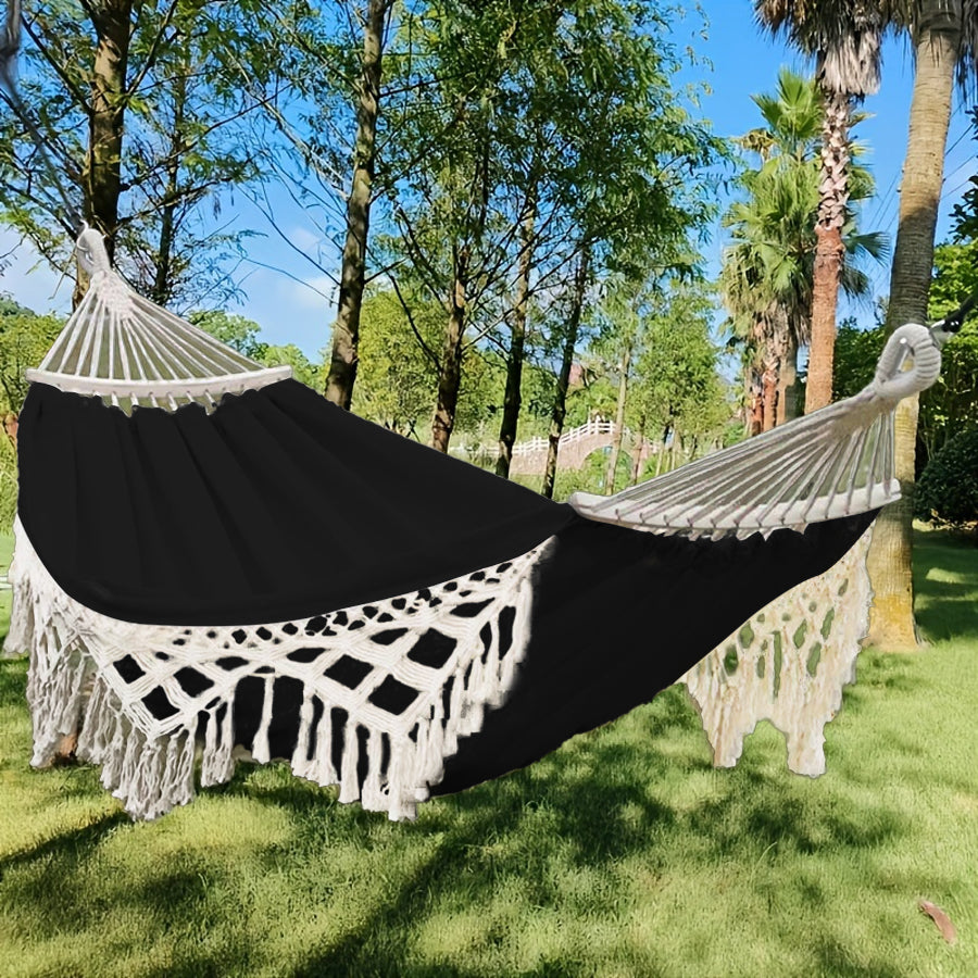 New bright-colored 1-2 person slumber hammocks. Bohemian style. Anti-rollover design. Suitable for the garden. Garden. Outdoor use